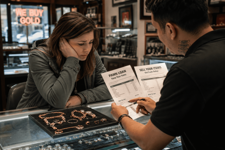 Is It Better to Pawn or Sell Your Jewelry During a Financial Emergency?