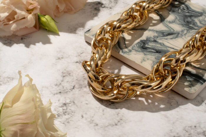 display-shiny-luxurious-golden-chain Gold and diamond jewelry with highest pawn value in 2025