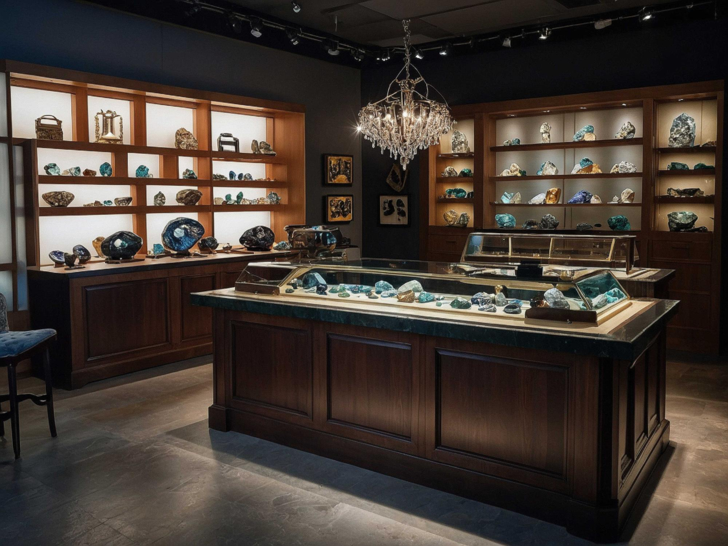 item condition pawn value shown through clean jewelry and electronics at a pawn shop counter