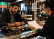 Customer learning how to avoid common pawn loan mistakes at a pawn shop
